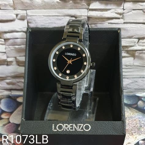 Jual Jam Tangan Wanita Lorenzo Original Rantai Stainless Tgl Aktif