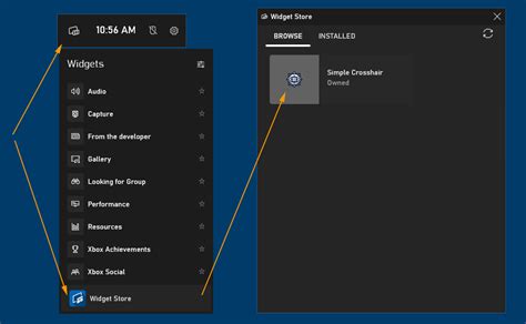 Crosshair overlay using Windows XBox game bar