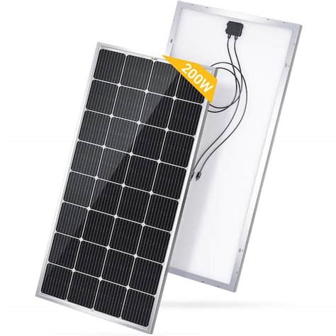 Bougerv Watt Volt Monocrystalline Solar Panel For Rv Camping