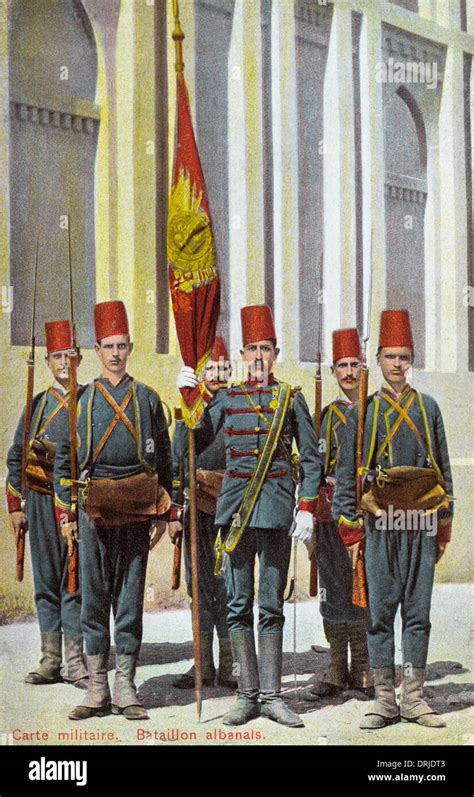 Albanian Battalion - Ottoman Imperial Army, Istanbul, Turkey Stock ...