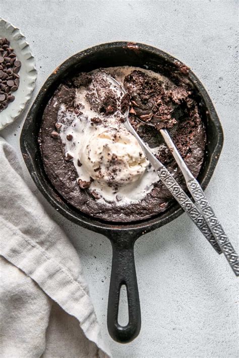 Fudgy Skillet Brownie For Two Quick Easy Fit Mitten Kitchen