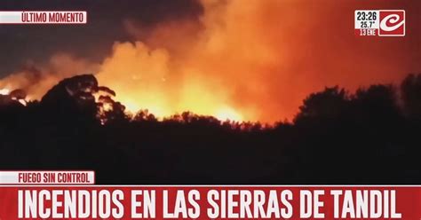 Las Sierras De Tandil Afectadas Por El Fuego Sin Control BAE Negocios