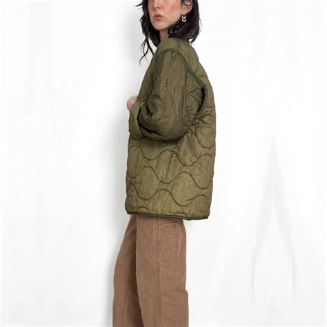 Vintage S Military Quilted Liner Jacket Gem