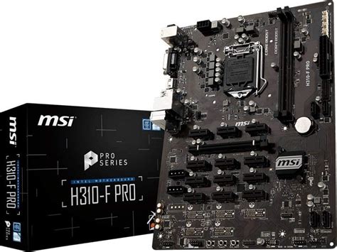 Msi H F Pro Series Intel Coffee Lake Lga Btc Eth Ltc Crypto