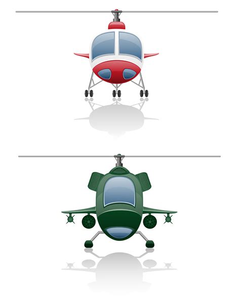 Set Icons Helicopter Vector Illustration 489624 Vector Art At Vecteezy