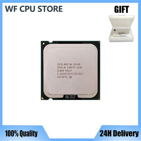 free shipping Core 2 Quad Q9400 CPU Processor (2.66Ghz/ 6M /1333GHz ...