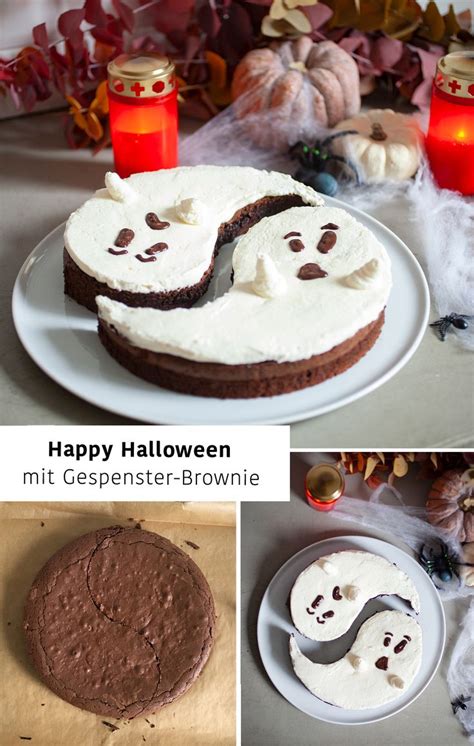 Halloween Mit Gespenster Brownie Kuchen Und Torten Rezepte Halloween