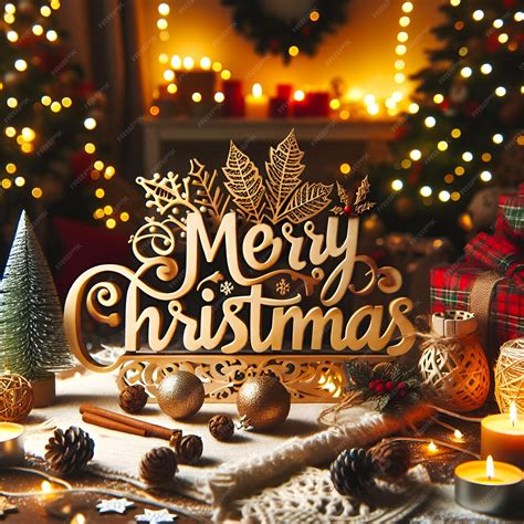 Premium Photo | Sending heartfelt Merry Christmas wishes for a season