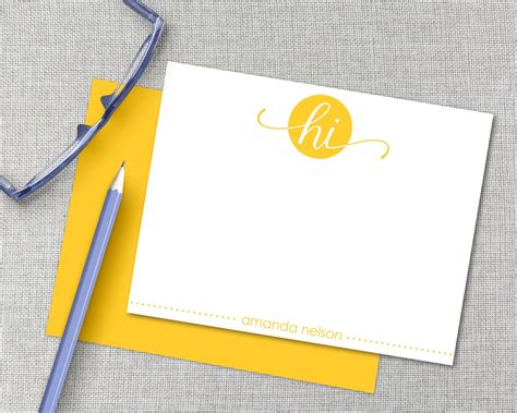 Personalized Stationery / Personalized Stationary Set / Custom