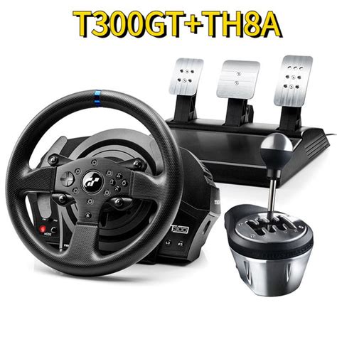Игровой руль Thrustmaster T300GT+TH8A - купить с доставкой по выгодным ...