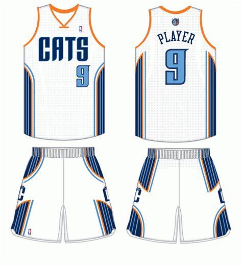 Charlotte Bobcats Home Uniform National Basketball Association Nba