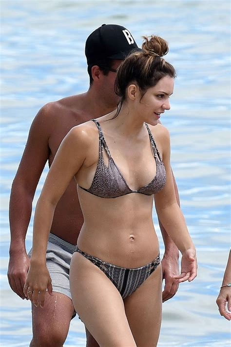 Katharine Mcphee Wearing A Bikini On The Beach In Miami September