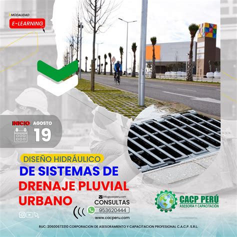 Cacp Per Curso Dise O Hidr Ulico De Sistemas De Drenaje Pluvial