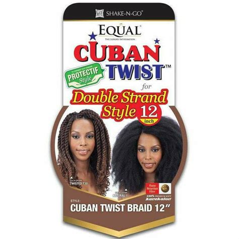 Freetress Equal Cuban Twist Braid 24 Synthetic Hair Double Strand St Beauty Depot O Store