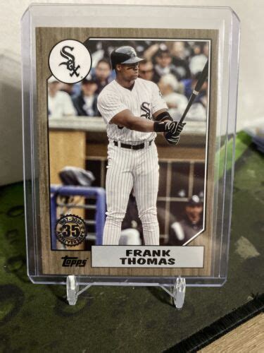 Ssp Rare Topps Frank Thomas White Sox T Th Anniversary