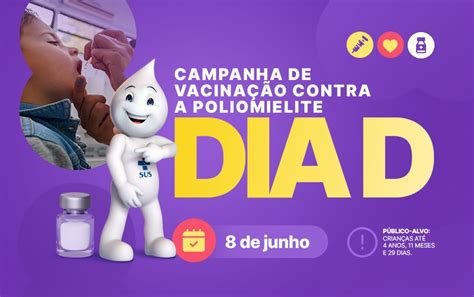 Dia D Da Campanha De Vacinação Contra A Poliomielite é No Próximo