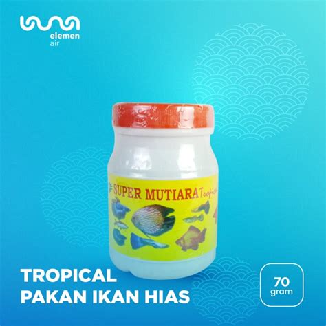 Jual PELET IKAN MAKANAN PAKAN IKAN WONDER SUPER MUTIARA TROPICAL