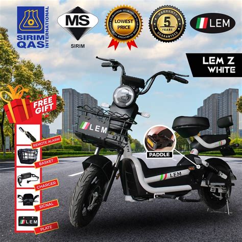 Lemnew Electric Bike Electric Bicycle Electric Scooter Model Lem Z E