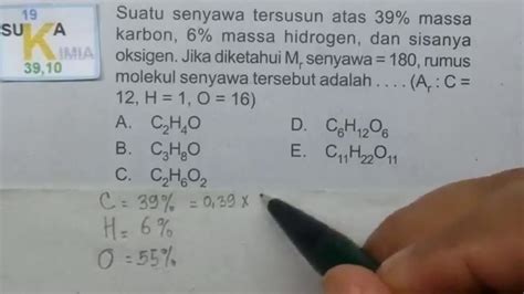 Cara Mudah Menentukan Rumus Molekul Senyawa Kimia Sma Youtube