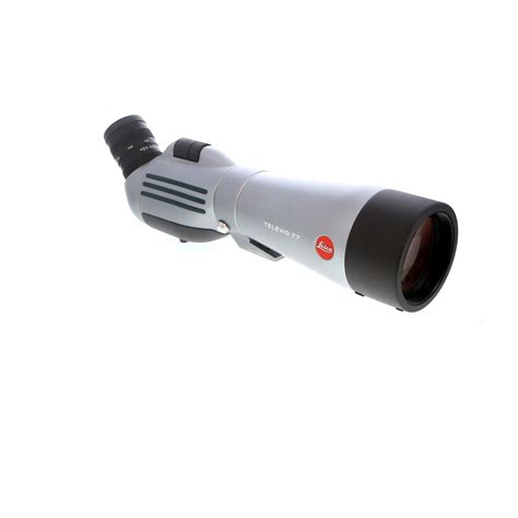 Leica Televid 77 Angled Spotting Scope With B20 60x Eyepiece Silver