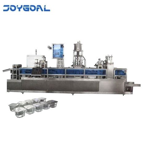 Automatic Plastic Liquid Cup Thermoforming Fill And Seal Machine