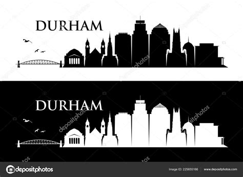 Durham Skyline Outline