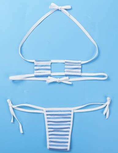 Womens Extreme Sexy Bikini Monokini Micro Slingshot Bathing Suit Beachwear Thong EBay