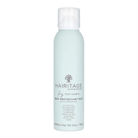 Hairitage Fry No More Heat Protectant Mist, 5 OZ