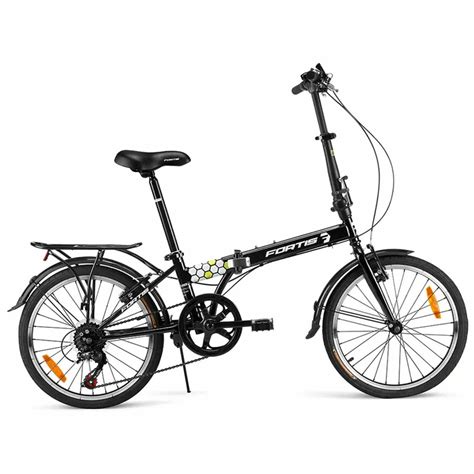 Fortis Urban Traveller 20 Inch Folding Bike 7 Speed Shimano Gear