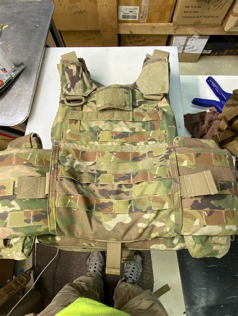 Multicam Kdh Spcs Plate Carrier W 3a Armor Inserts Front Back And Cummer Locknwalkharness