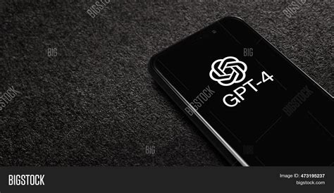 Gpt-4 Logo On Screen Image & Photo (Free Trial) | Bigstock