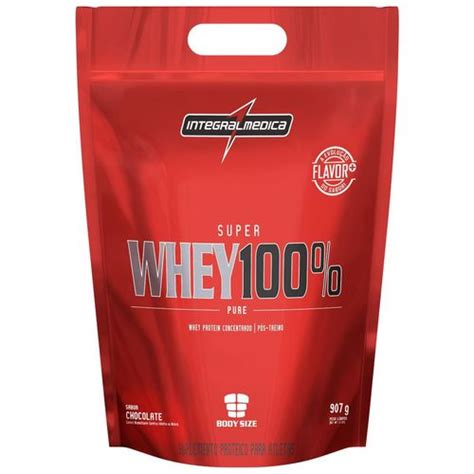 Ofertas De Whey 100 Pure Integralmédica Chocolate Refil Com 907g Cr