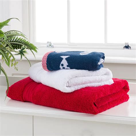 Red Egyptian Cotton Towel | Dunelm