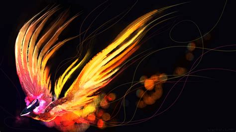 Get Fire Phoenix Bird Hd Wallpaper Download Gif - Wallpaper HD Collections