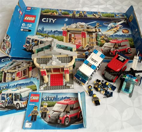 LEGO Set 60008-1 Museum Break-in + Návody + Obal - KG Směs Mix - 1Kč ...
