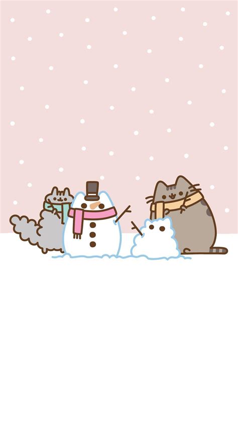 Christmas Pusheen Wallpapers Wallpaper Cave