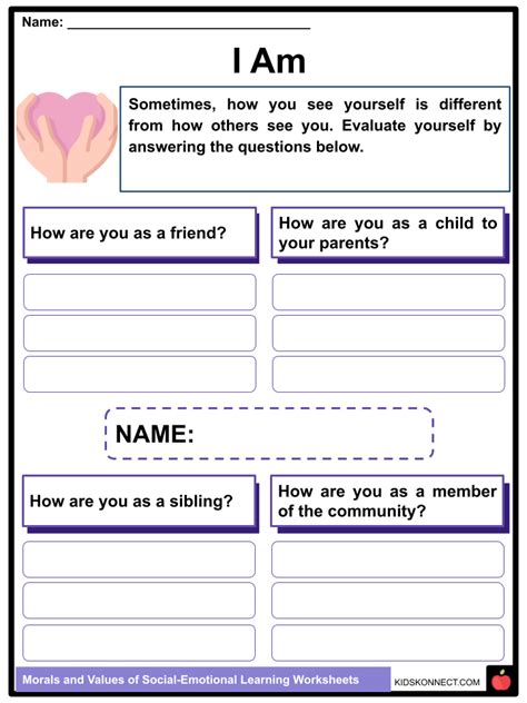 Social Emotional Learning Worksheets Back To School Social E