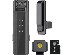 Amazon 1080P Police WIFI Body Camera Mini Body Camera With 64G