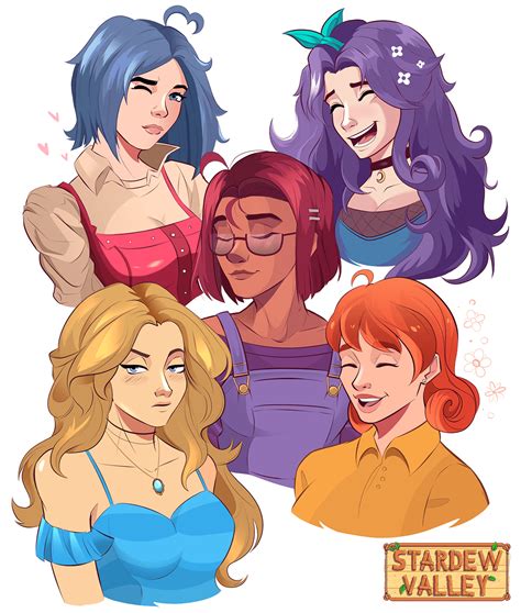 Stardew Valley Girls :: Behance