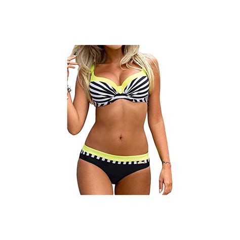 Yuson Girl Bikini Due Pezzi Costumi Da Bagno Donna Mare Sexy Costume Imbottito Push Up Set