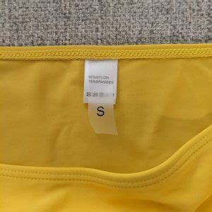 Swim Tempt Me High Wasted Yellow Bikini Set S Poshmark