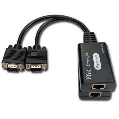 Extender VGA Su Cavo LAN Coppia CAT5 CAT6 Fino A 107 Metri BEMAX EXT