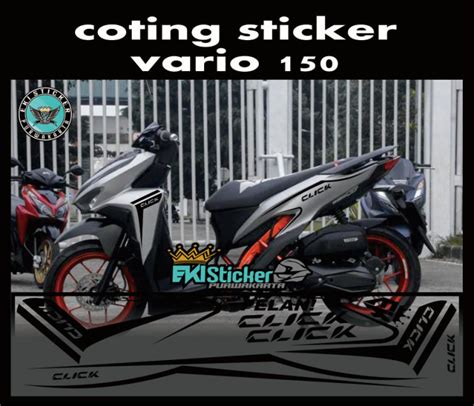 Cuting Sticker Vario 150 Vareasi Sticker Vario Honda Vario List Simpel