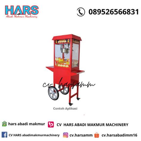 promo pop corn machine getra  popa  mesin gerobak pop corn diskon