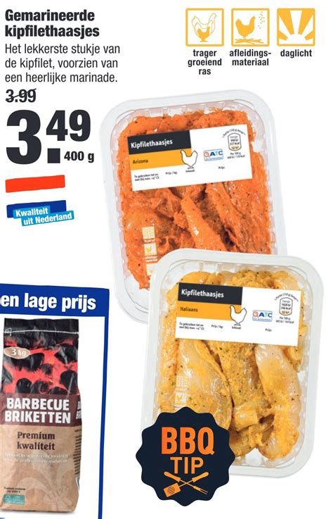 Gemarineerde Kipfilethaasjes Aanbieding Bij Aldi