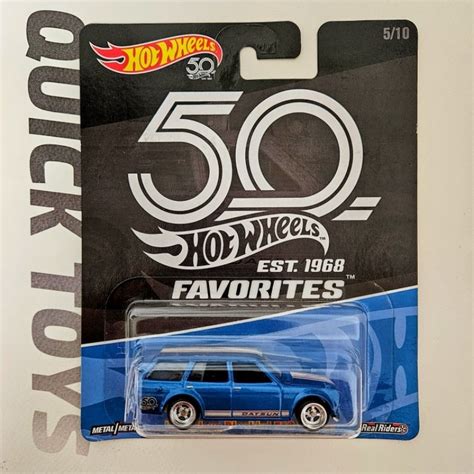 玩具快克 HOT WHEELS 風火輪 汽車文化 精裝 限定 DATSUN 510 WAGON 50 週年 現貨 蝦皮購物