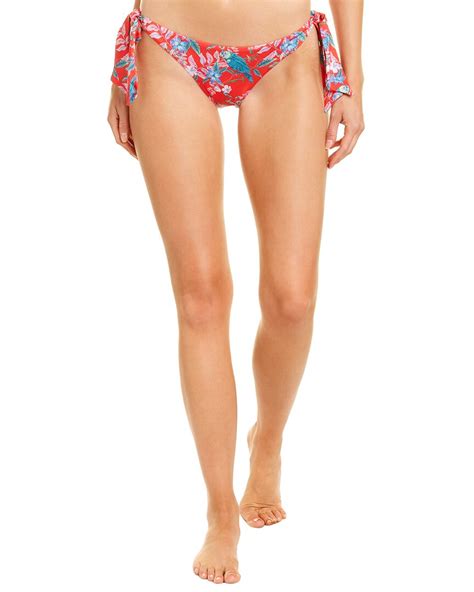 Ondademar Heroes String Bikini Bottom In Pink Modesens