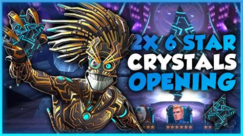 2x 6 Star Crystal Opening Marvel Contest Of Champions Youtube