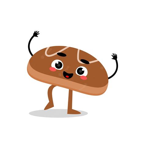 Premium Vector Cute Bread Mascot With Happy Poses