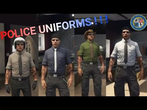 How To Get Police Uniforms In GTA 5 Online YouTube